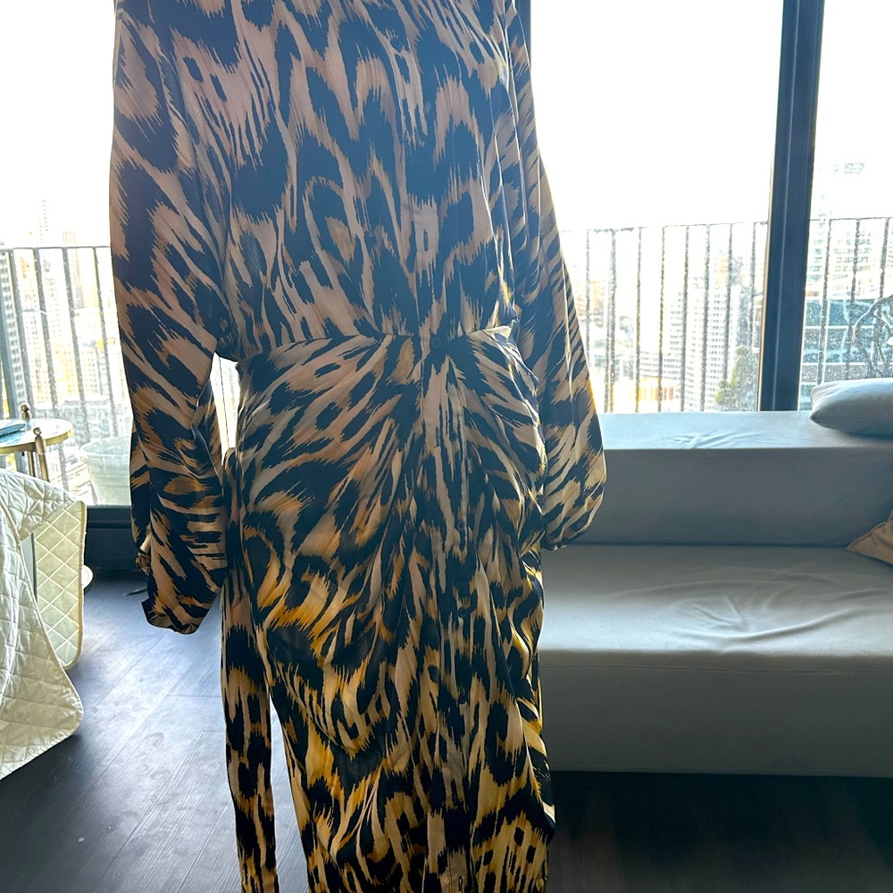 SHEIN faux silk dress